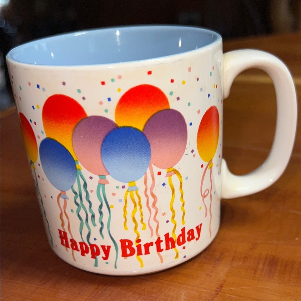 Russ Happy Birthday Ceramic Coffee Mug Cup